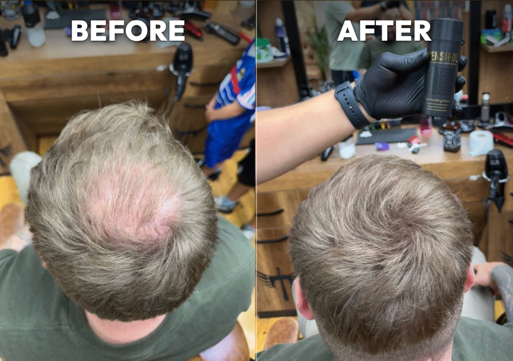 Densifol coverage, without and with