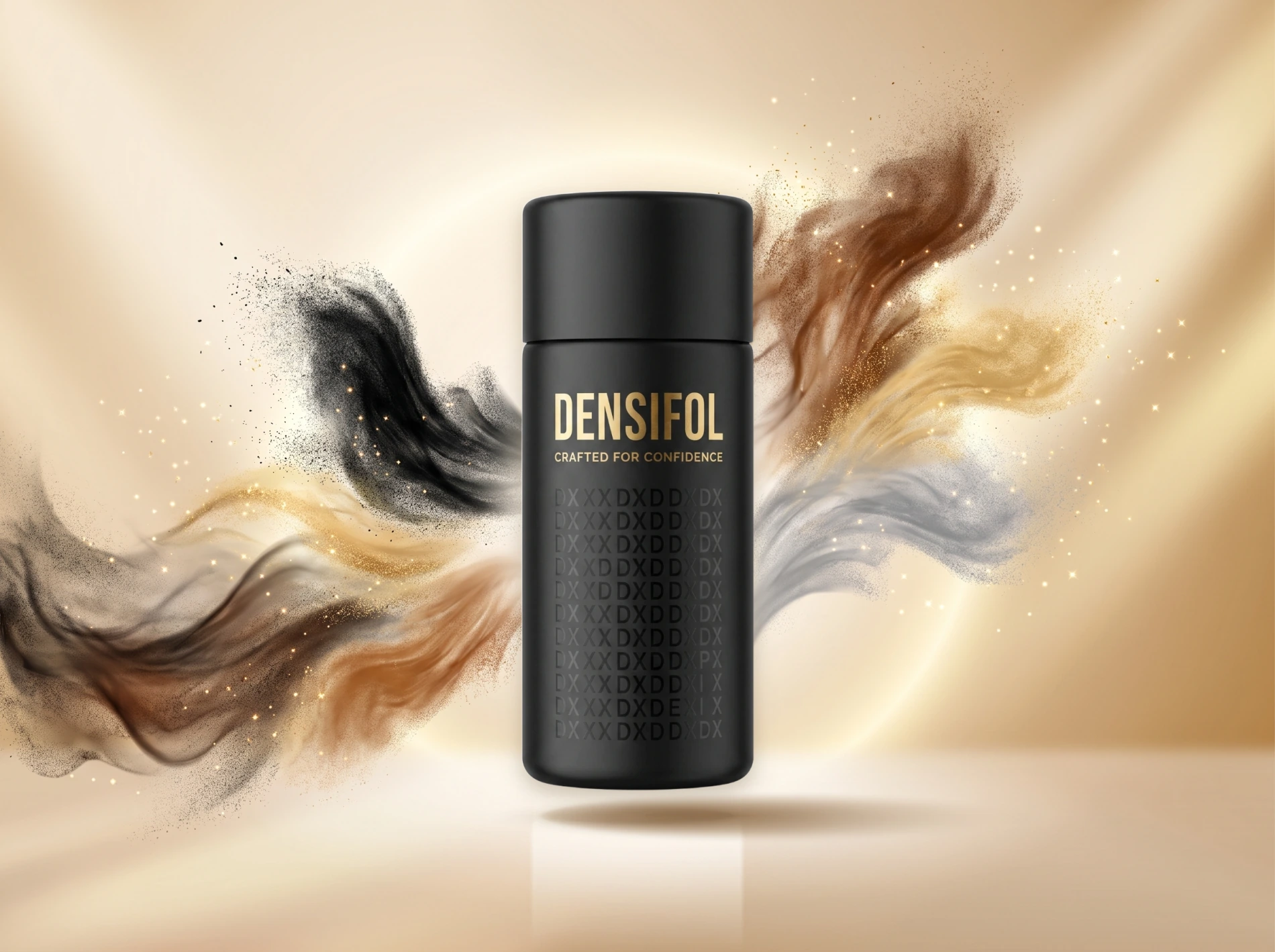 Densifol keratin building fibres in ten natural shades