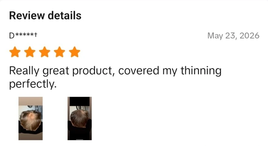 Verified Densifol customer review